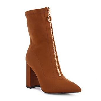 London Rag Bobbettes Women's Block Heel Ankle Boots