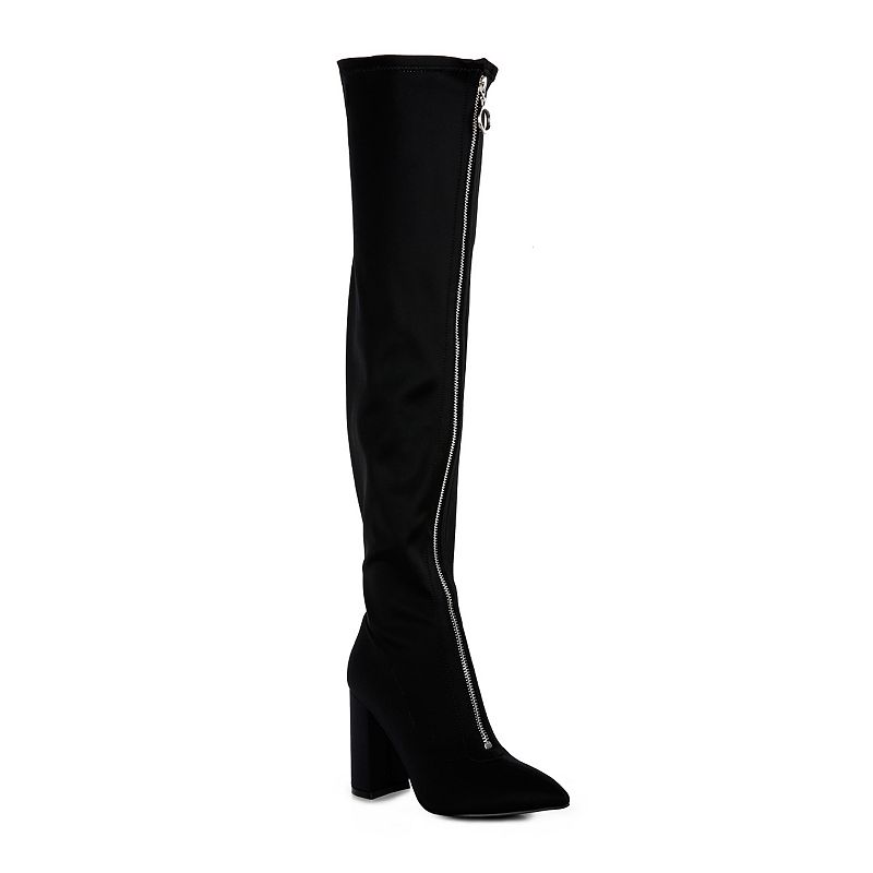 London Rag Ronettes Women’s Thigh-High Boots,