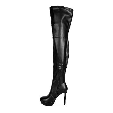 London Rag Marvelettes Women's Thigh-High Boots