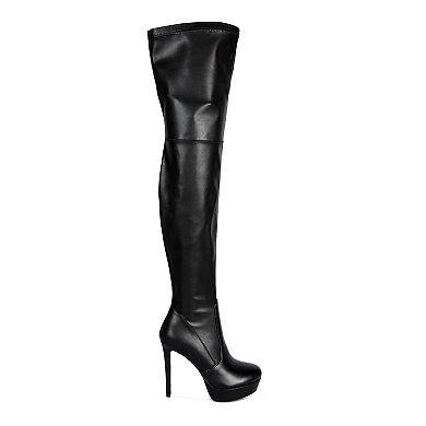 London Rag Marvelettes Women's Thigh-High Boots