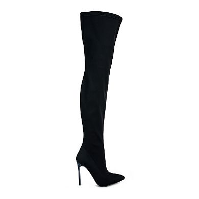 London Rag Lolling Women's Thigh-High Boots