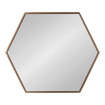 Kate and Laurel McNeer Hexagon Wall Mirror