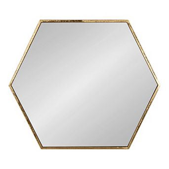 Kate and Laurel McNeer Hexagon Wall Mirror