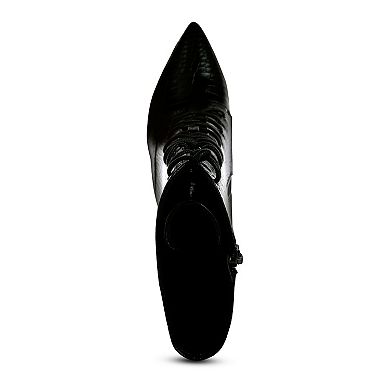 London Rag Knocturn Women's Heeled Ankle Boots