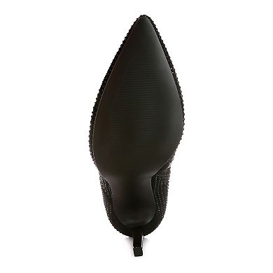 London Rag Head On Women's Heeled Ankle Boots