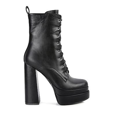 London Rag Meows Women's Platform Ankle Boots