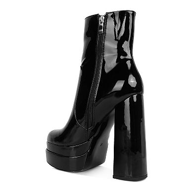 London Rag Bander Women's Platform Ankle Boots