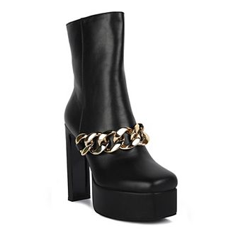 London Rag Bambini Women's Platform Ankle Boots
