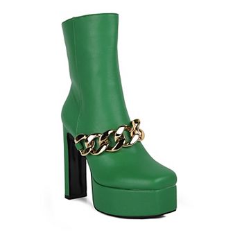 London Rag Bambini Women's Platform Ankle Boots