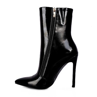 London Rag Mania Women's Heeled Ankle Boots