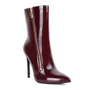London Rag Mania Women's Heeled Ankle Boots