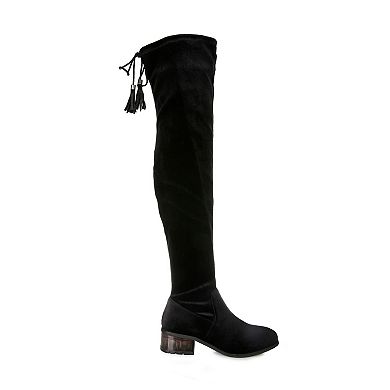 London Rag Rumple Women's Thigh-High Boots