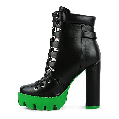 London Rag Willow Women's Platform Ankle Boots