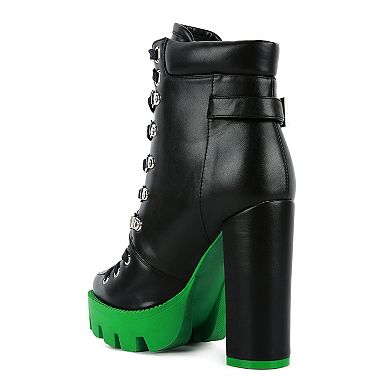 London Rag Willow Women's Platform Ankle Boots