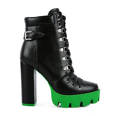 London Rag Willow Women's Platform Ankle Boots
