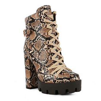 London Rag Spruce Women's Platform Ankle Boots