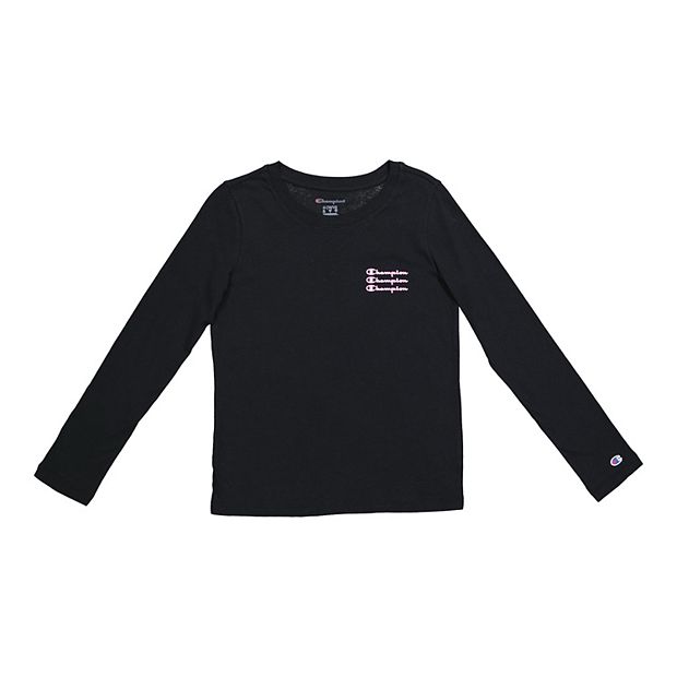 Champion long best sale sleeve girls