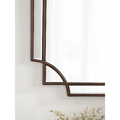 Kate and Laurel Minuette Decorative Framed Wall Mirror