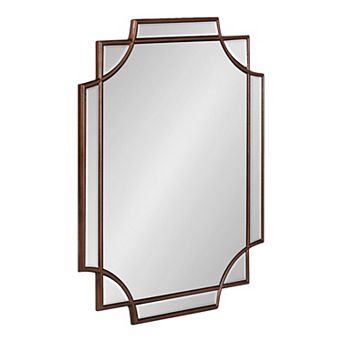 Kate and Laurel Minuette Decorative Framed Wall Mirror