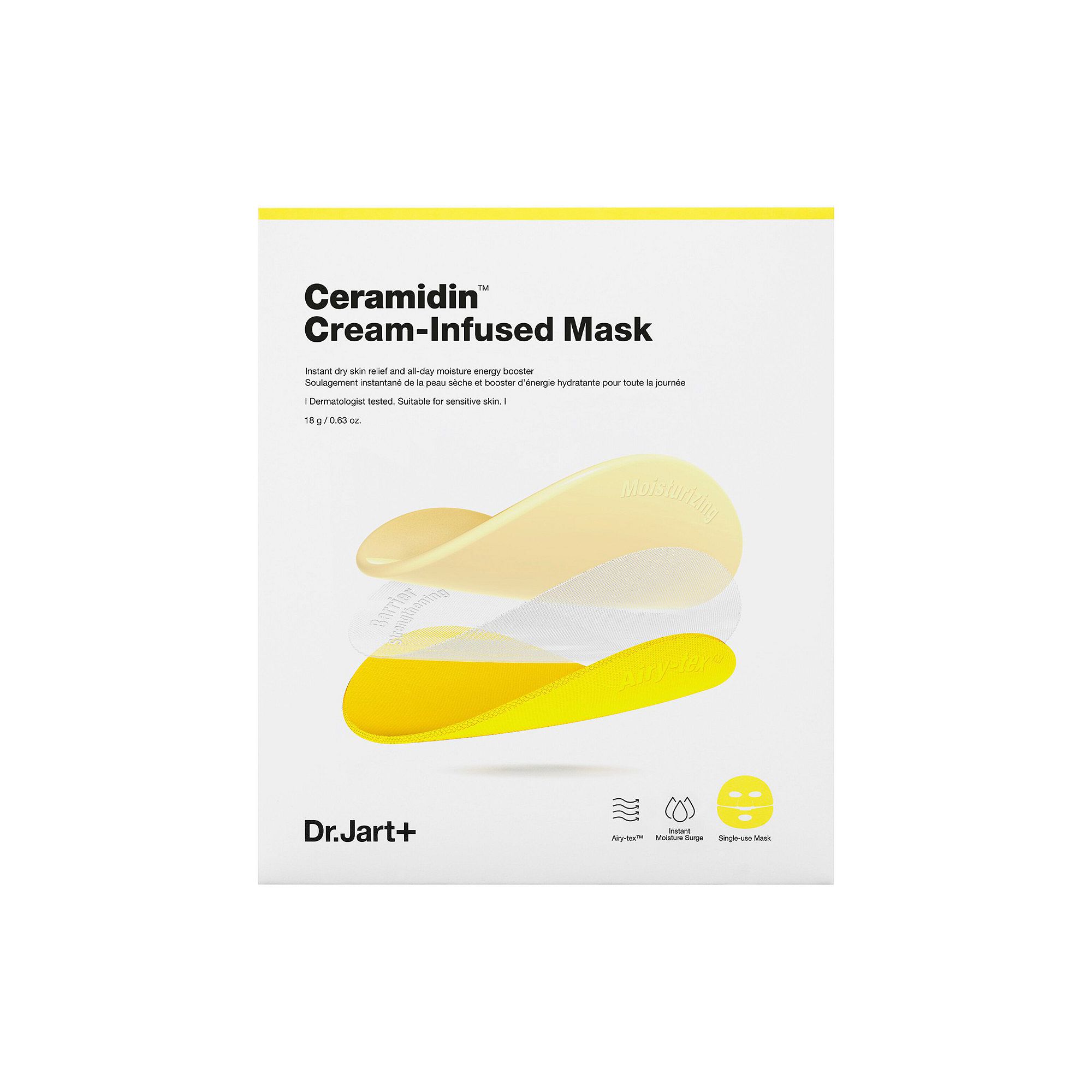 Dr. Jart Ceramidin Cream-Infused Mask, Size: 0.63 Oz, None