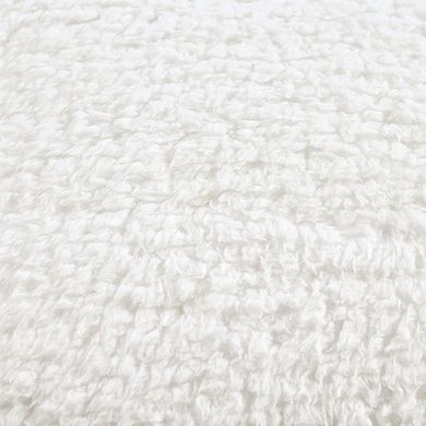 Lush Decor Cozy Soft Sherpa Reversible Decorative Pillow