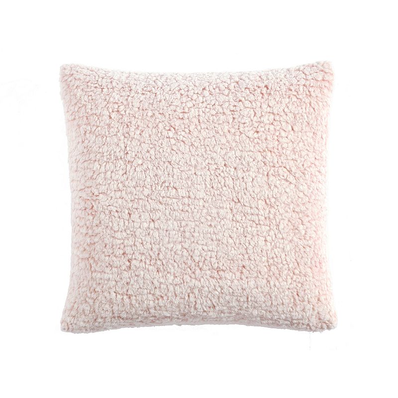 Olivia Sherpa Decorative Pillow, Lush Decor