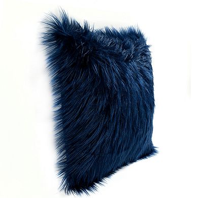 Lush Decor Mongolian Luca Faux Fur Decorative Pillow 