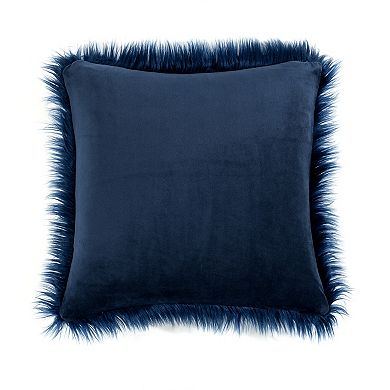 Lush Decor Mongolian Luca Faux Fur Decorative Pillow 