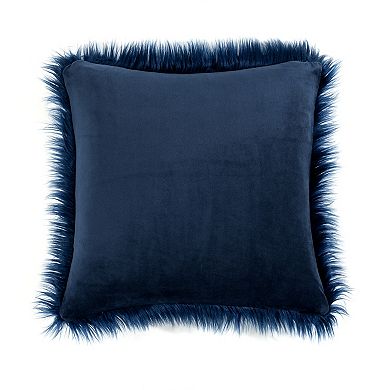 Lush Decor Mongolian Luca Faux Fur Decorative Pillow