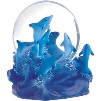 FC Design 4"H Dolphin Glitter Snow Globe Statue Decoration Figurine Home Room Decor