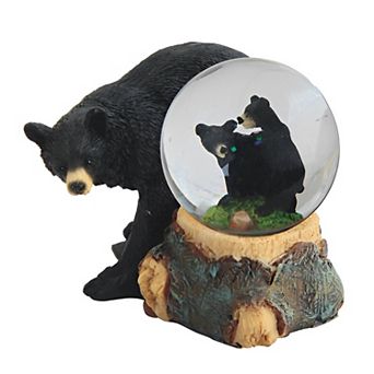 FC Design 3.5"H Black Bear Glitter Snow Globe Decoration Figurine Home Room Decor