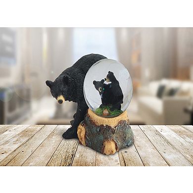 FC Design 3.5"H Black Bear Glitter Snow Globe Decoration Figurine Home Room Decor