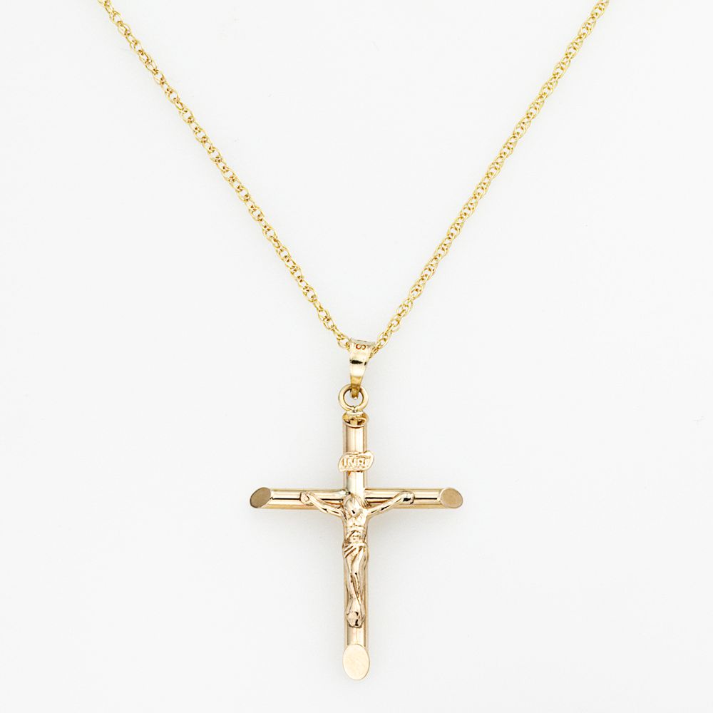 Gold cross and deals chain