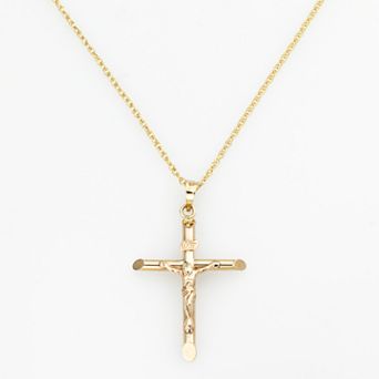 10k Gold Cross Pendant