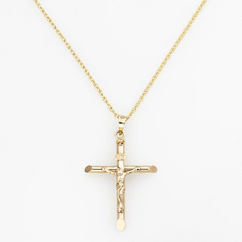 10k Gold Cross Pendant