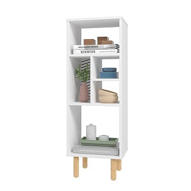 MANHATTAN COMFORT Essex 5-Shelf Modern Bookcase