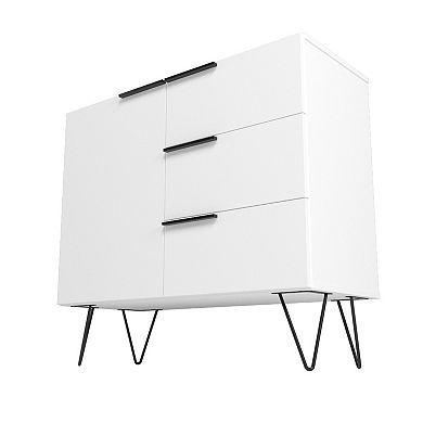 MANHATTAN COMFORT 3 Drawer Beekman Sideboard
