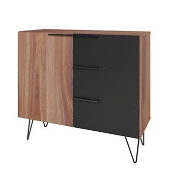 MANHATTAN COMFORT 3 Drawer Beekman Sideboard