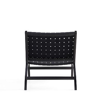 MANHATTAN COMFORT Maintenon Leatherette Accent Chair 2-piece Set