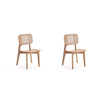 MANHATTAN COMFORT Versailles Square Dining Chair 2 pc Set