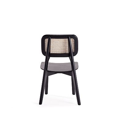 MANHATTAN COMFORT Versailles Square Dining Chair 4-piece Set