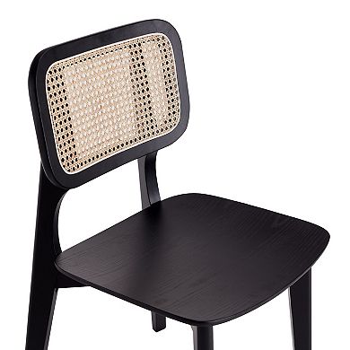 MANHATTAN COMFORT Versailles Square Dining Chair 4-piece Set