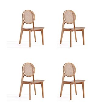 MANHATTAN COMFORT Versailles Round Dining Chair 4 pc Set