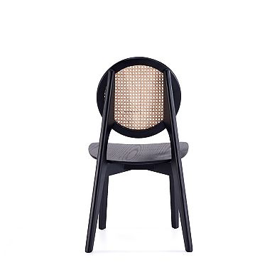 MANHATTAN COMFORT Versailles Round Dining Chair 2-piece Set
