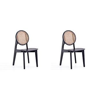 MANHATTAN COMFORT Versailles Round Dining Chair 2 pc Set