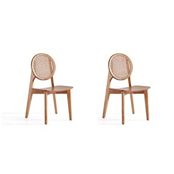 MANHATTAN COMFORT Versailles Round Dining Chair 2 pc Set
