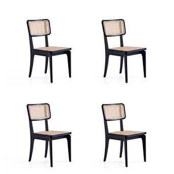 MANHATTAN COMFORT Giverny Dining Chair 4 pc Set
