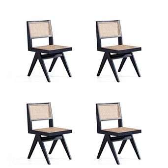MANHATTAN COMFORT Hamlet Dining Chair 4 pc Set