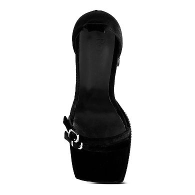 Rag & Co Firecrown Women's Lace-Up Platform Sandals