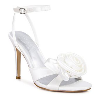 Rag & Co Chaumet Satin Women's High Heel Dress Sandals